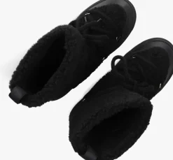 zwarte tommy hilfiger snowboots lace-up snowboot