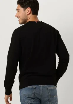 zwarte tommy hilfiger trui 1985 crew neck sweater