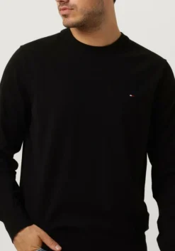 zwarte tommy hilfiger trui 1985 crew neck sweater