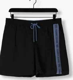 zwarte tommy hilfiger underwear zwembroeken sf medium drawstring side tape