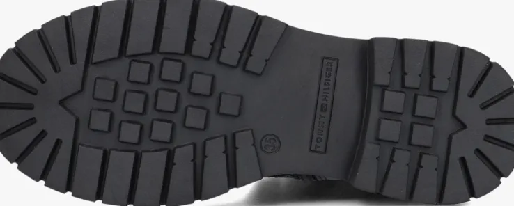 zwarte tommy hilfiger veterboots 33569