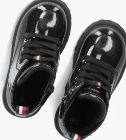 zwarte tommy hilfiger veterboots 33564