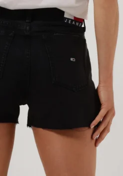 zwarte tommy jeans broeken hot pant short bg0085