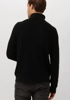 zwarte tommy jeans coltrui tjm slim xs badge rollneck