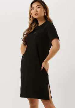 zwarte tommy jeans mini jurk tjw xs badge tee dress