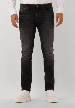 zwarte tommy jeans slim fit jeans austin slim tprd ch1284