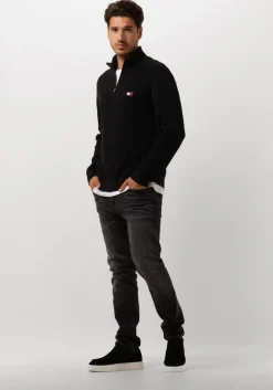 zwarte tommy jeans slim fit jeans austin slim tprd ch1284