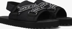 zwarte tommy jeans slippers tommy jeans premium eva