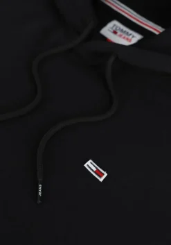 zwarte tommy jeans sweater tjm regular fleece hoodie