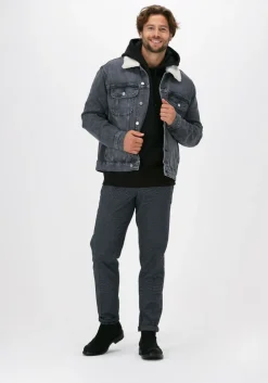 zwarte tommy jeans sweater tjm regular fleece hoodie