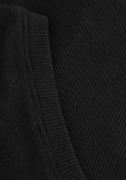 zwarte tommy jeans top tjw essential rib tank ext