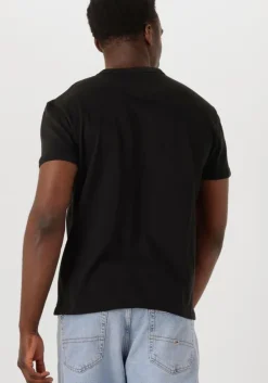 zwarte tommy jeans t-shirt tjm reg badge tee ext