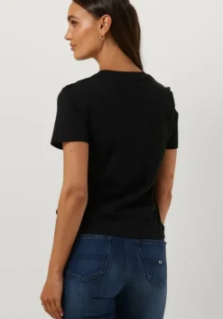 zwarte tommy jeans t-shirt tjw regular jersey c neck