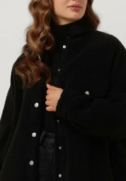 zwarte tommy jeans vest shirts/woven tops