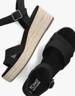 zwarte toms sandalen audrey