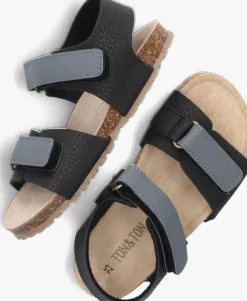 zwarte ton & ton sandalen denniz