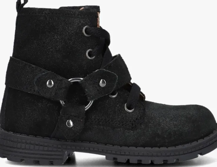 zwarte ton & ton veterboots olenka