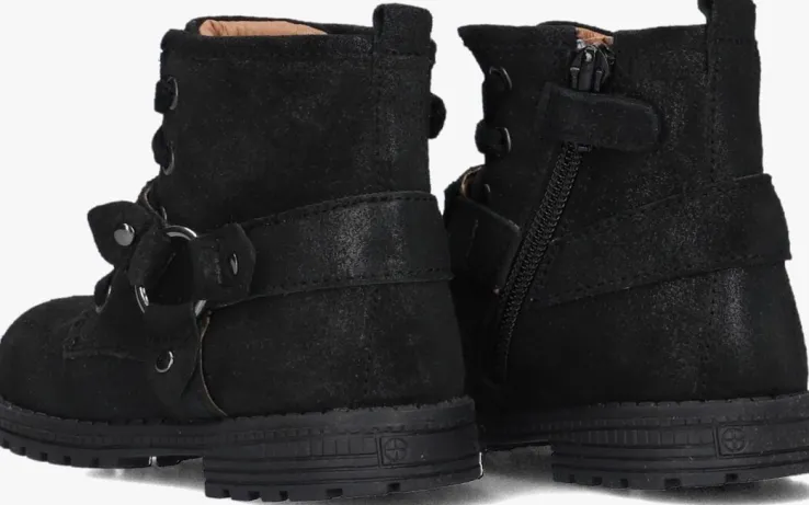 zwarte ton & ton veterboots olenka