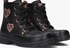 zwarte ton & ton veterboots hedvig