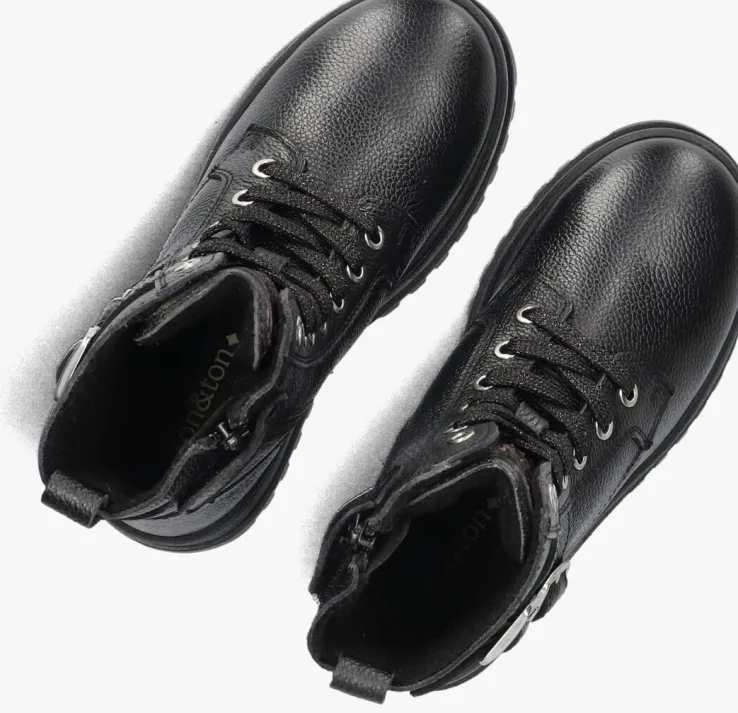 zwarte ton & ton veterboots ditte