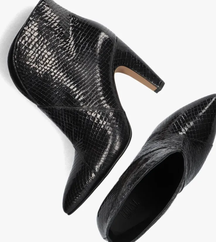 zwarte toral enkellaarsjes chiara