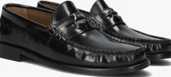 zwarte toral loafers coin