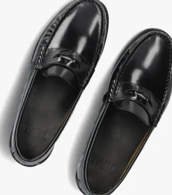 zwarte toral loafers coin
