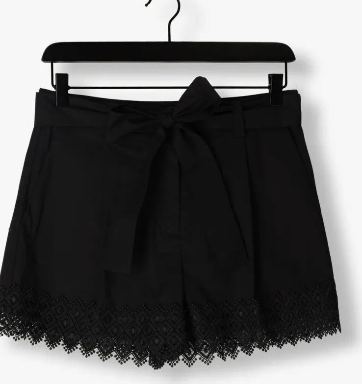 zwarte twinset milano broeken woven short