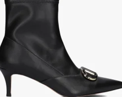 zwarte twinset milano enkellaarsjes 252tcp034