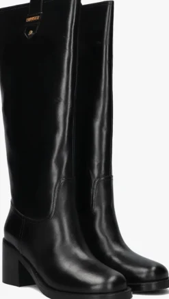 zwarte twinset milano hoge laarzen 252tcp080