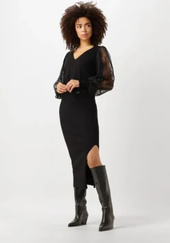 zwarte twinset milano maxirok 242tt3026