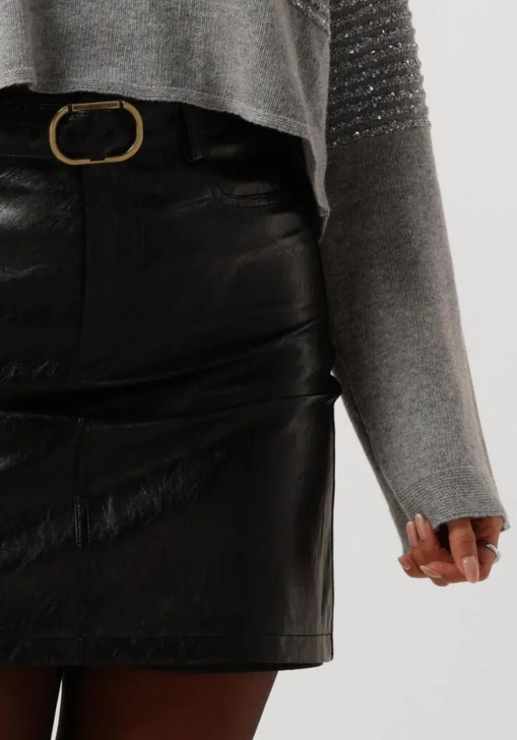 zwarte twinset milano minirok 242tp2071