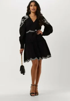 zwarte twinset milano mini jurk 9814655-cpc