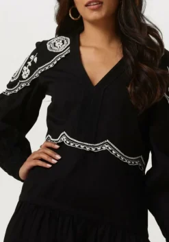 zwarte twinset milano mini jurk 9814655-cpc