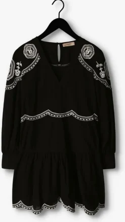 zwarte twinset milano mini jurk 9814655-cpc