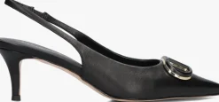 zwarte twinset milano slingbacks 252tcp030