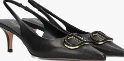 zwarte twinset milano slingbacks 252tcp030