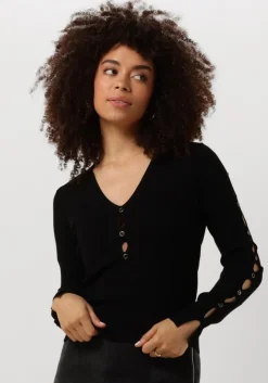 zwarte twinset milano tops & t-shirts 242tp3312