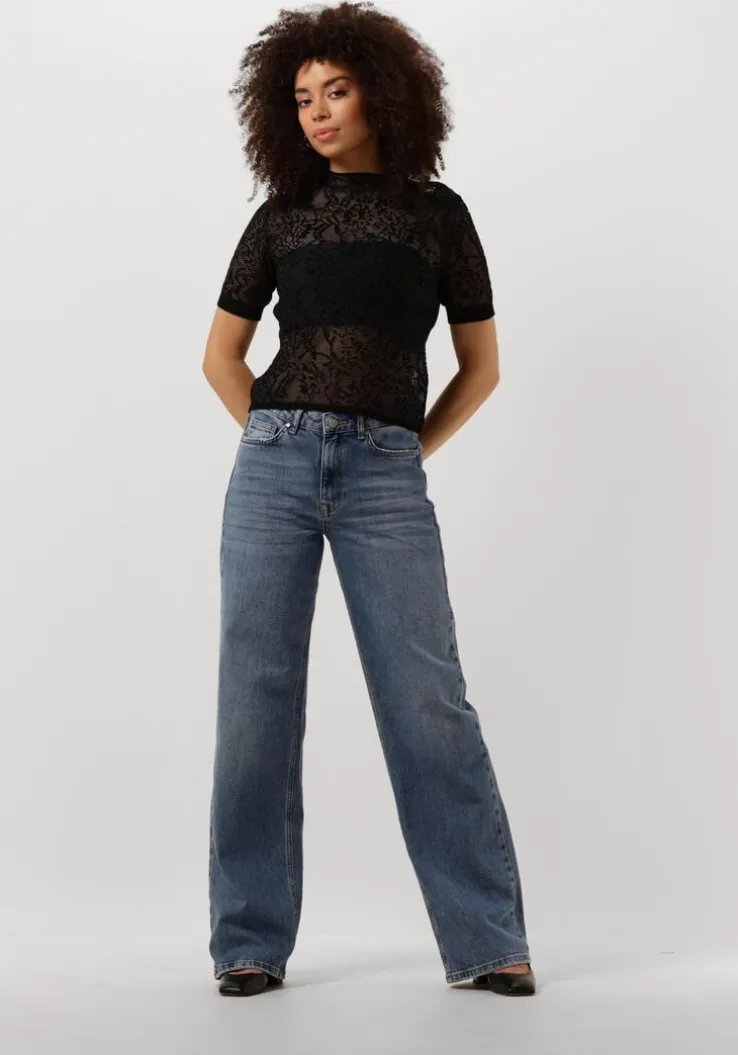 zwarte twinset milano top 242tp3010