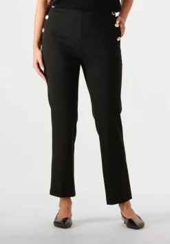 zwarte twinset milano wijde broek 251tp2137