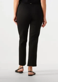 zwarte twinset milano wijde broek 251tp2137