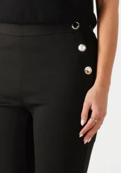 zwarte twinset milano wijde broek 251tp2137