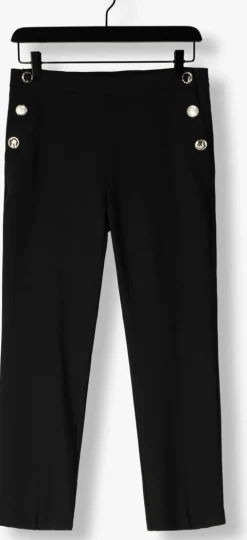 zwarte twinset milano wijde broek 251tp2137