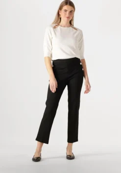 zwarte twinset milano wijde broek 251tp2137