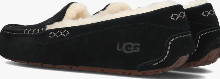 zwarte ugg pantoffels ansley