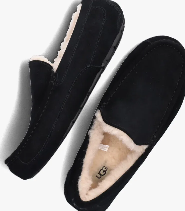 zwarte ugg pantoffels ascot