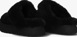 zwarte ugg pantoffels w disquette