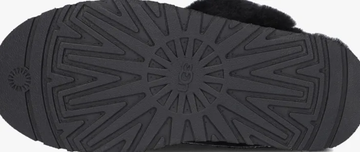 zwarte ugg pantoffels w disquette