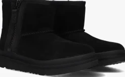 zwarte ugg vachtlaarzen classic mini zipper k