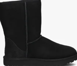 zwarte ugg vachtlaarzen classic short ii